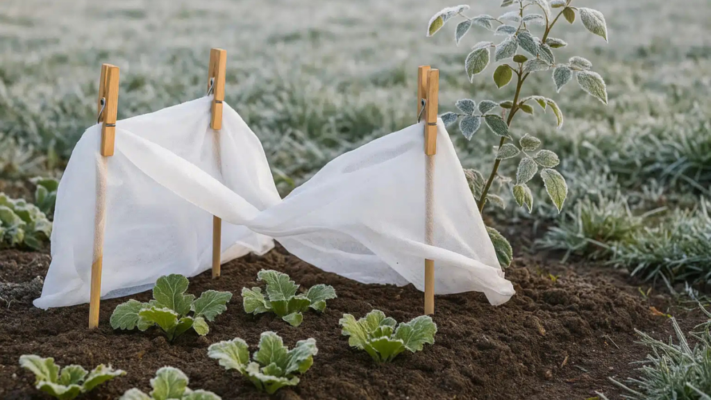Ce vieux linge de chambre que les jardiniers ressortent cette semaine peut sauver vos bordures du gel